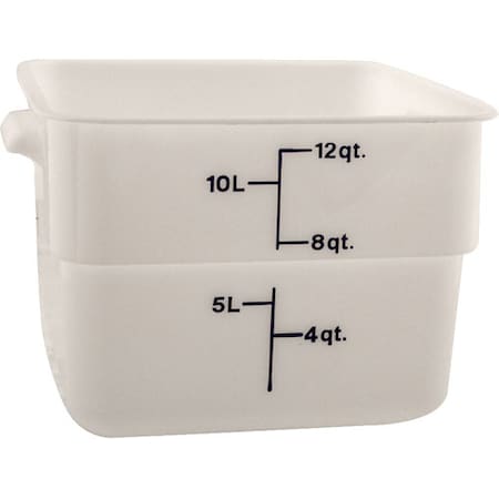 Cambro Container , 11-1/4"Sq, 12Qt Poly 12SFSP(148)